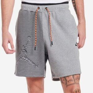 Jordan Men’s Jumpman Fleece Shorts Size Small Nike Gray Air Jordan Topography